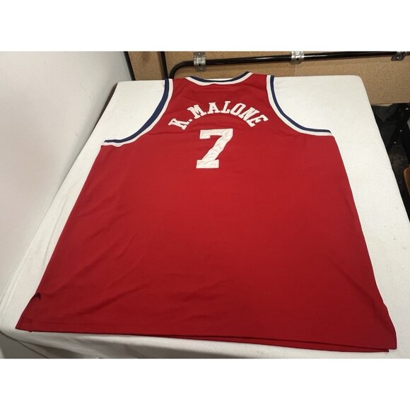 Karl Malone #7 1988 NBA All-Star Jersey Mitchell & Ness Hardwood Classics Sz 56 - Picture 10 of 15